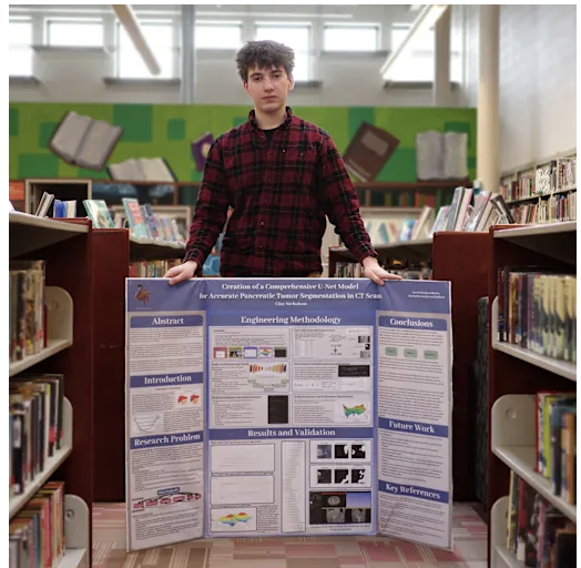 Eleventh Grader Wins Numerous Accolades at Vermont STEM Fair